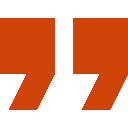 Quotation mark orange up case study WED2B product page