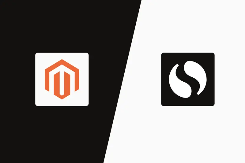 Logos from Magento and Sana Commerce for thumbnail