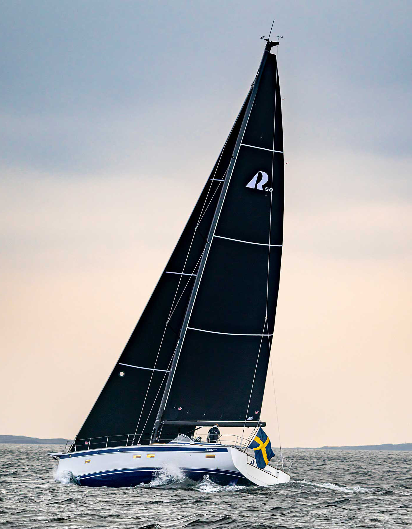 Hallberg-Rassy sailing yacht on the sea for Hallberg-Rassy Parts case study
