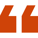 Quotation mark orange down case study WED2B product page